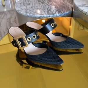 Christian dior heel mules